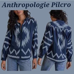 ANTHROPOLOGIE Pilcro "The Romy" Relaxed Buttondown